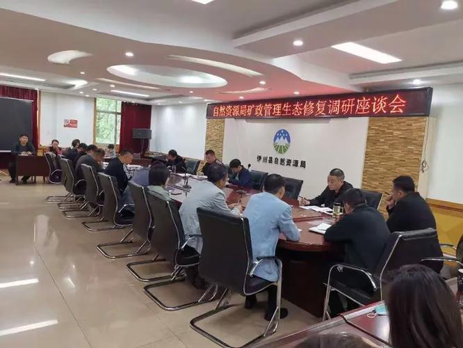 伊川县自然资源局召开矿政管理生态修复调研座谈会